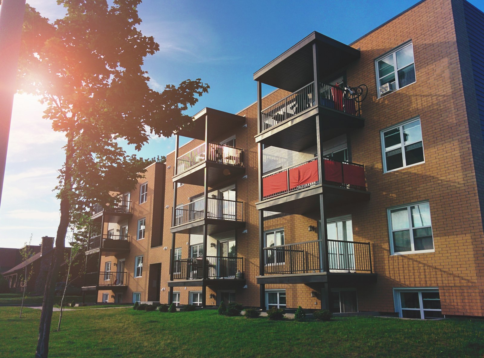 A modern housing authority residential development